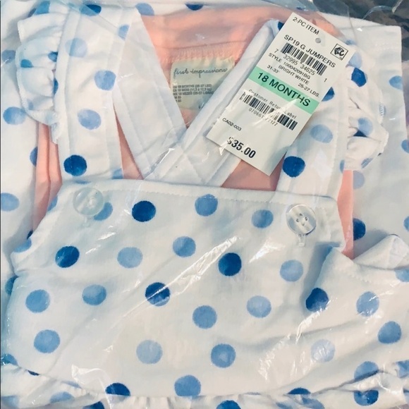 Baby Girl Bodysuit & Printed Jumper Set Easter - Picture 3 of 4